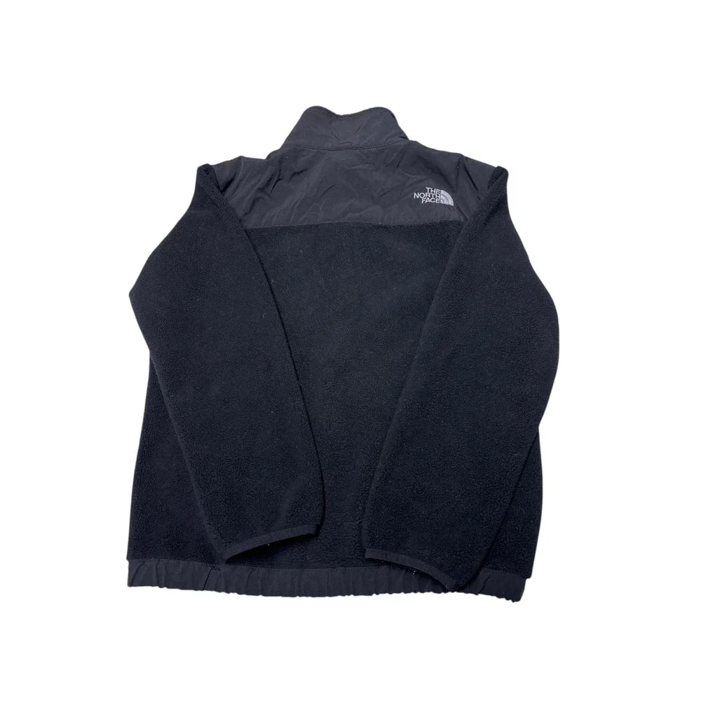 The‎ North Face Boys Fleece Jacket Black Full Zip Size Medium M 10 12